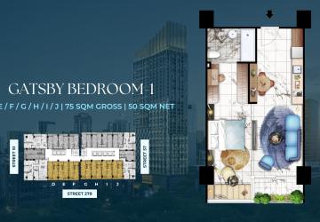1 Bedroom Condo for Sale  Time Square 9, BKK1, Phnom Penh thumbnail